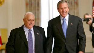 Ariel Sharon e George W Bush