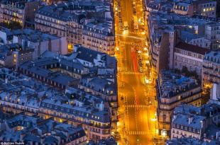Le luci notturne di Parigi