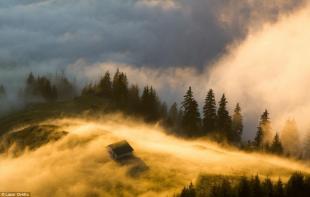 Nebbia dorata a Rodna Romania