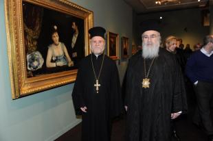 Padre Simeon Katsinas con il Crisostomo Metropolita