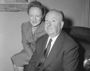 Hitchcock e la moglie Alma
