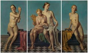 Adolf Ziegler The Four Elements before