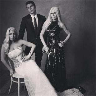 Lady Gaga e donatella Versace
