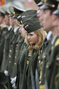 military woman russia army