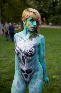 body painting day 84