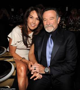 Robin Williams con la moglie Susan