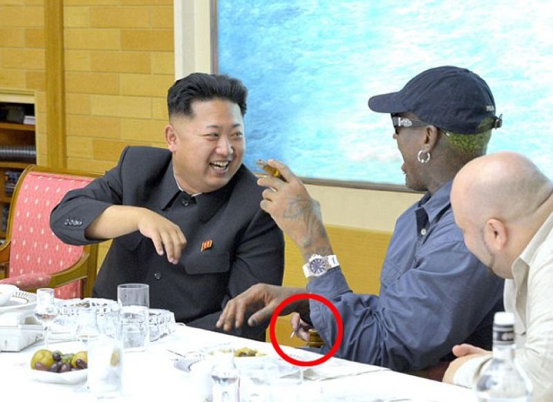North Korea time (hora de Corea del Norte) Dennis Rodman