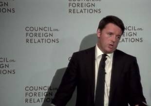 renzi al council on foreign relations