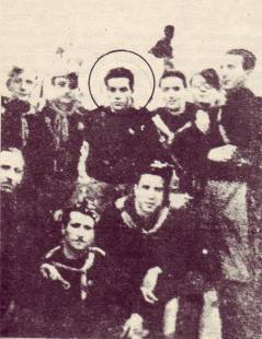 Renato Guttuso ai ittoriali di Palermo in divisa del GUF
