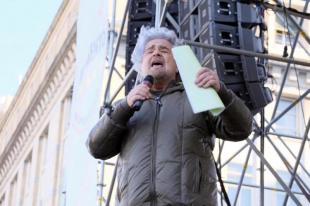 Beppe Grillo VAFFADAY DI GENOVA FOTO LAPRESSE