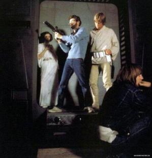George Lucas sul set