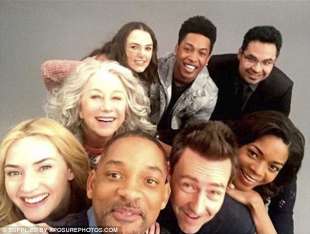 collateral beauty selfie