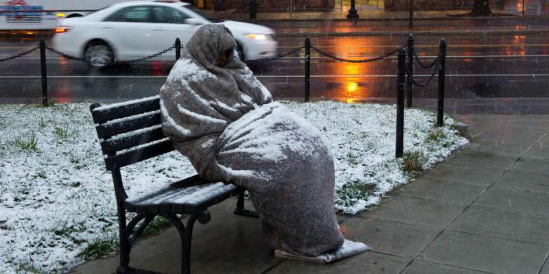 senzatetto al freddo