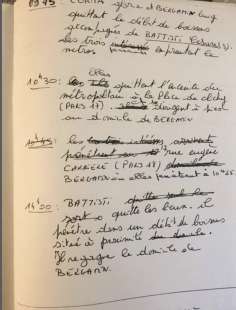 le annotazioni degli investigatori su cesare battisti nel 1990
