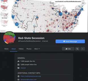 gruppo facebook red state secession