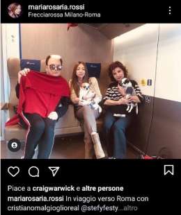 post su instagram di mariarosaria rossi