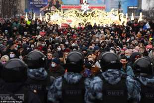 proteste per la liberazione di navalny 15