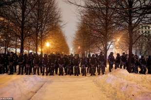 proteste per la liberazione di navalny 16