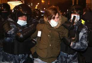 proteste per la liberazione di navalny 2