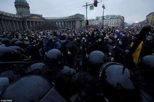 proteste per la liberazione di navalny 23