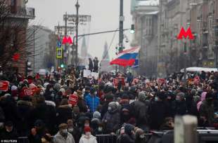 proteste per la liberazione di navalny 24