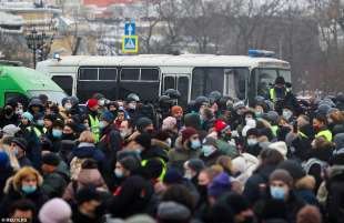 proteste per la liberazione di navalny 27