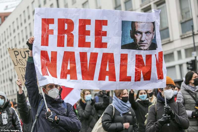proteste per la liberazione di navalny 39