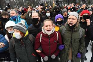 proteste per la liberazione di navalny 40