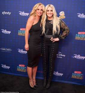 Britney Spears con la sorella Jamie Lynn