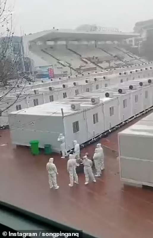Campi di quarantena Covid in Cina