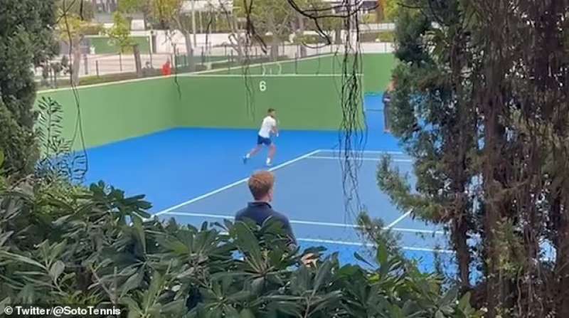 Djokovic si allena in Spagna il 31 dicembre