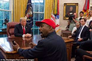 Kanye West con Donald Trump 2