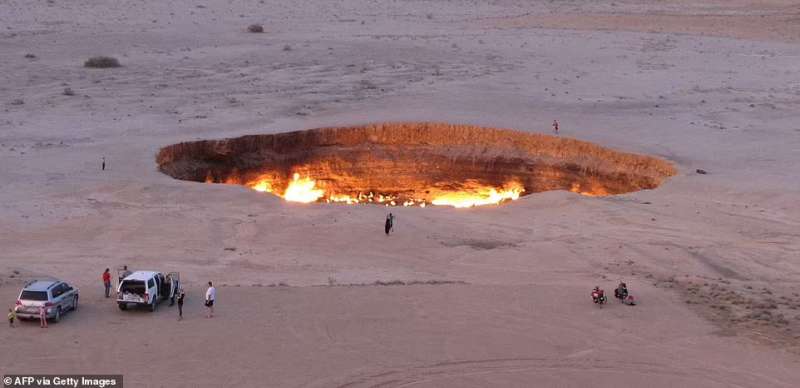 La Porta dell'Inferno in Turkmenistan 2