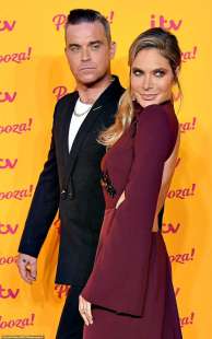 Robbie Williams e la moglie Ayda Field