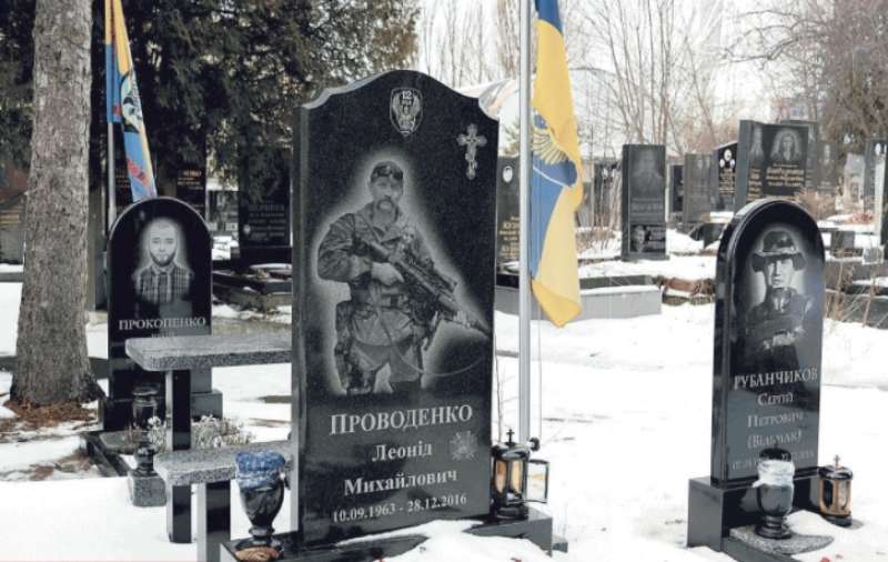soldati ucraini caduti al fronte