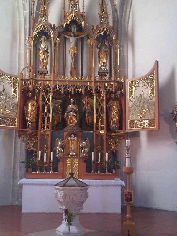 Casa Ratzinger altare