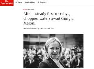 giorgia meloni the economist