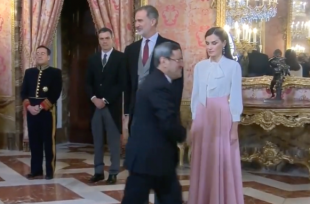 l’ambasciatore iraniano Hassan Ghashghavi regina Letizia