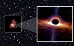 buco nero scoperto dal telescopio nasa james webb