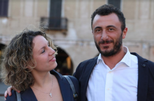 Emanuele Pozzolo con la moglie, Martina Miazzone