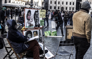 finti artisti di strada a roma 4