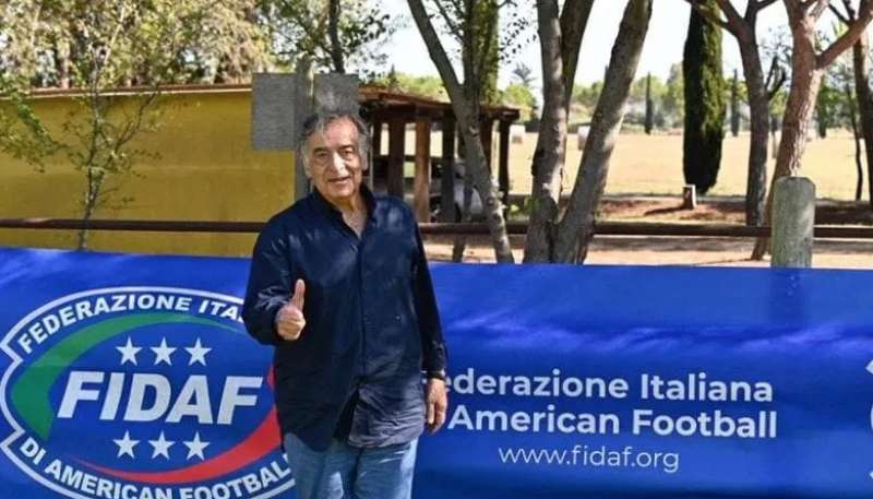 leoluca orlando - presidente della federazione italia american football