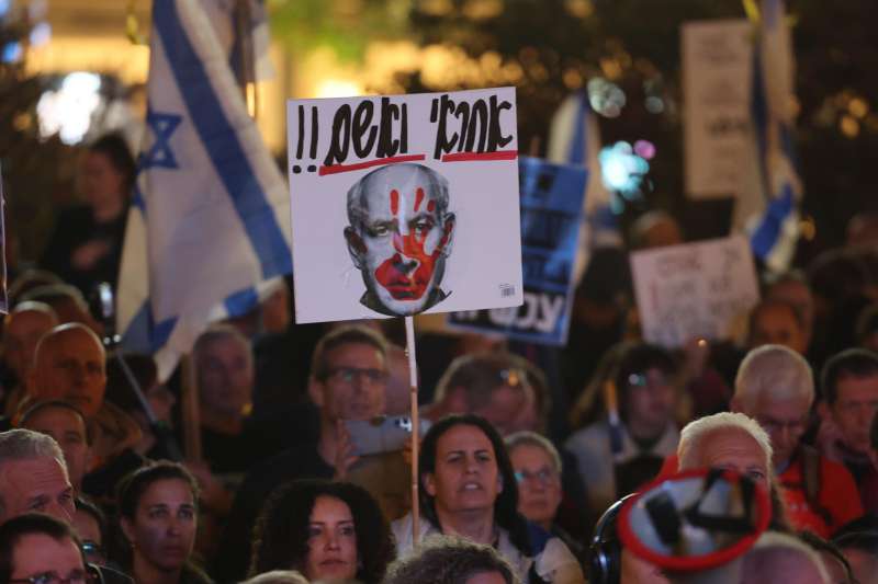 manifestazione contro netanyahu in israele 2