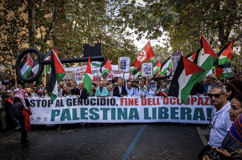 manifestazione pro palestina