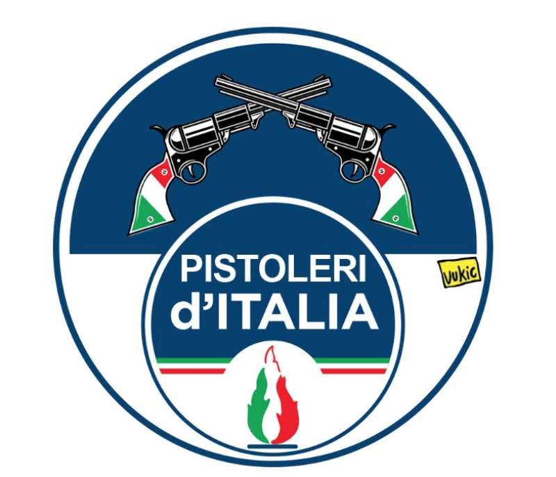 pistoleri d italia - vignetta di vukic sul caso di emanuele pozzolo