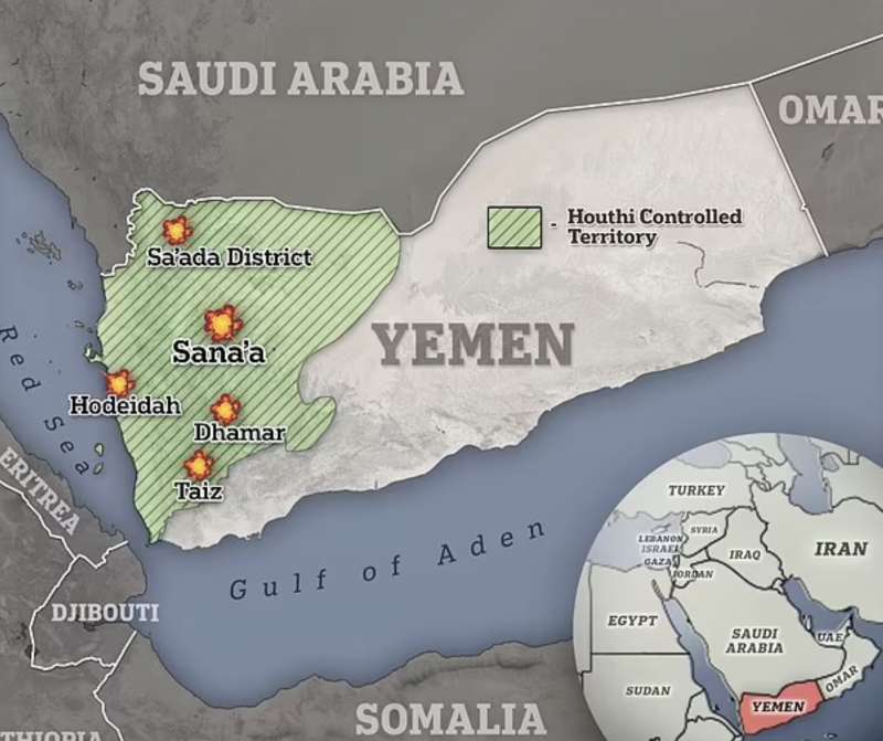 raid di usa e uk contro i ribelli houthi in yemen 3