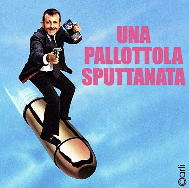 UNA PALLOTTOLA SPUTTANATA - MEME BY EMILIANO CARLI
