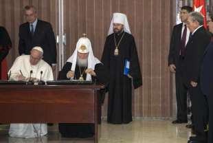 il patriarca kirill e papa bergoglio 3