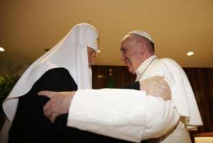 il patriarca kirill e papa bergoglio