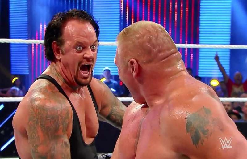 Wrestling - undertaker contro brock lesnar.